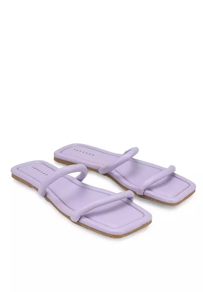 TOPSHOP - Polly Tubular Double Strap Slippers