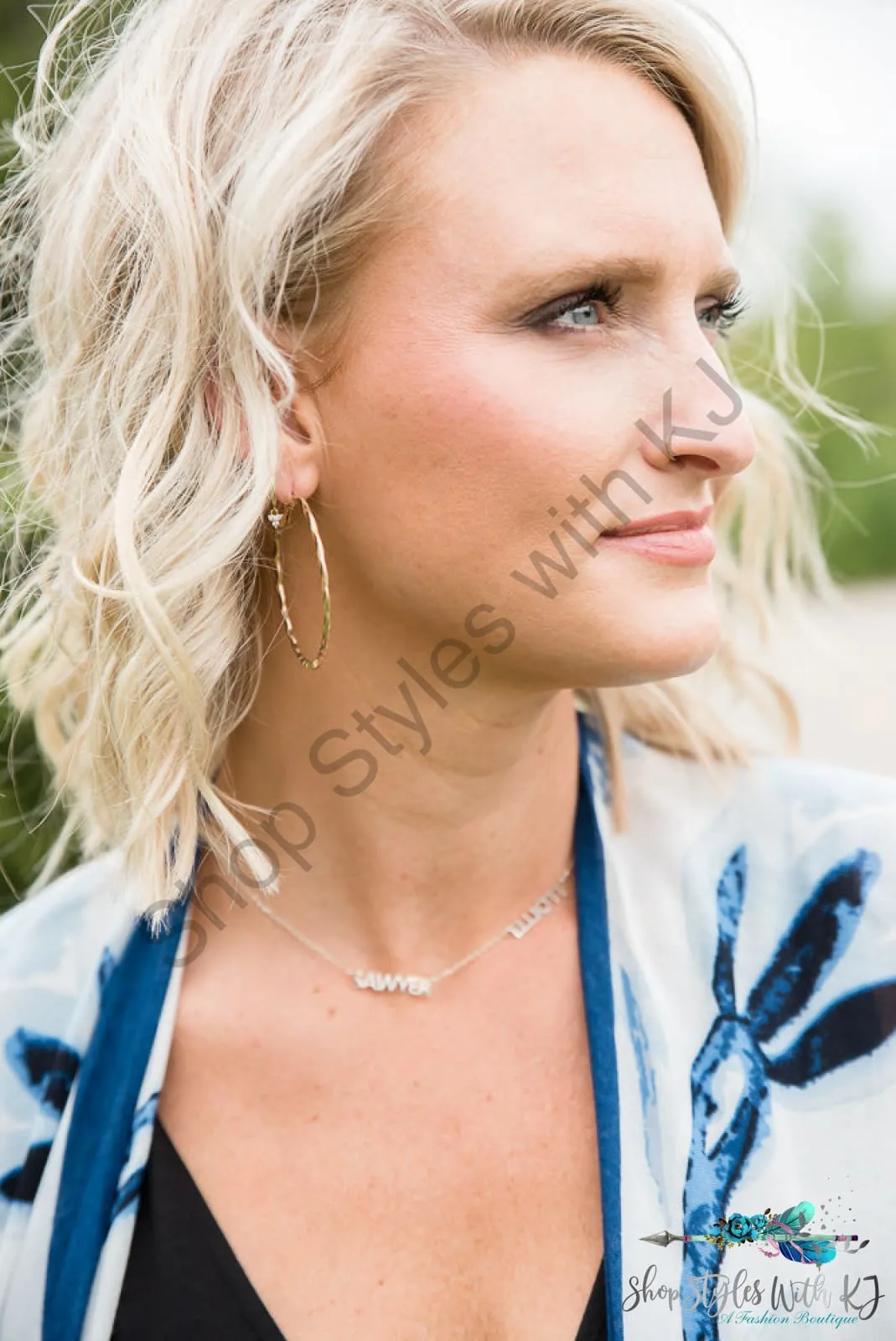 Twisted Gold Hoop Earrings