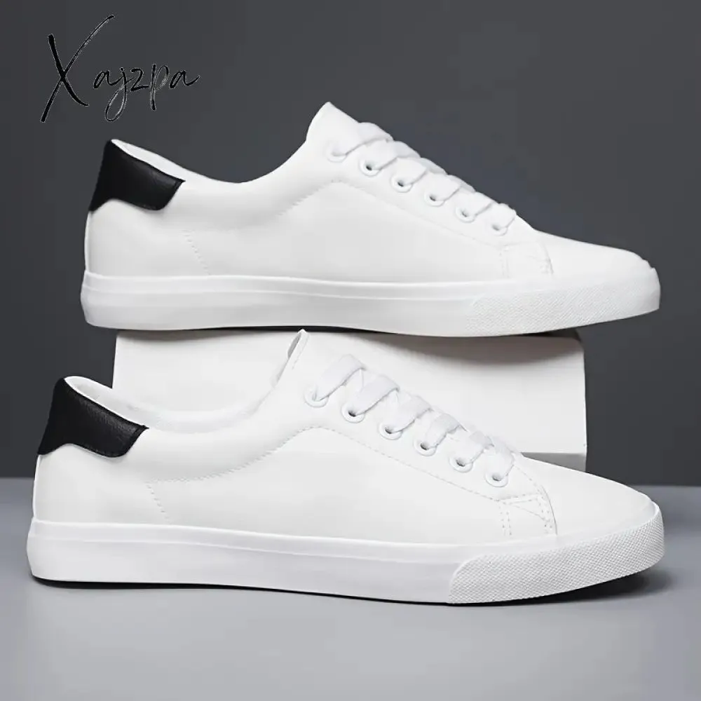 Ultra-Comfortable Classic Mens Sneakers - Secure Lace-Up, Sporty yet Refined Style - Fashion-Forward Casual Wear, Perfectly Versatile - Dashing Black & White Options, Ready to Ship