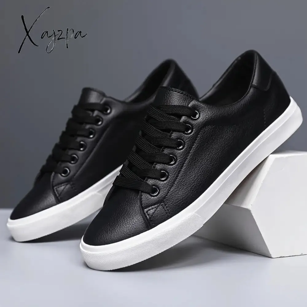 Ultra-Comfortable Classic Mens Sneakers - Secure Lace-Up, Sporty yet Refined Style - Fashion-Forward Casual Wear, Perfectly Versatile - Dashing Black & White Options, Ready to Ship