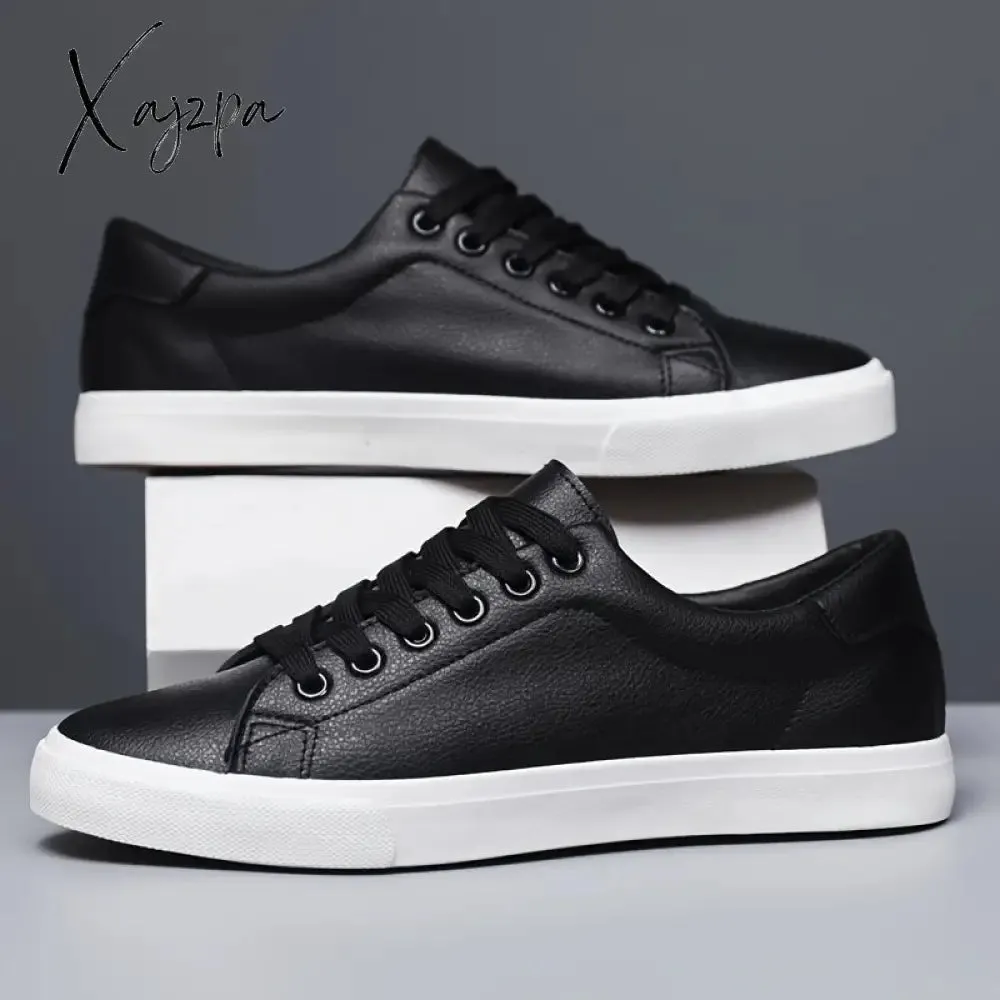 Ultra-Comfortable Classic Mens Sneakers - Secure Lace-Up, Sporty yet Refined Style - Fashion-Forward Casual Wear, Perfectly Versatile - Dashing Black & White Options, Ready to Ship