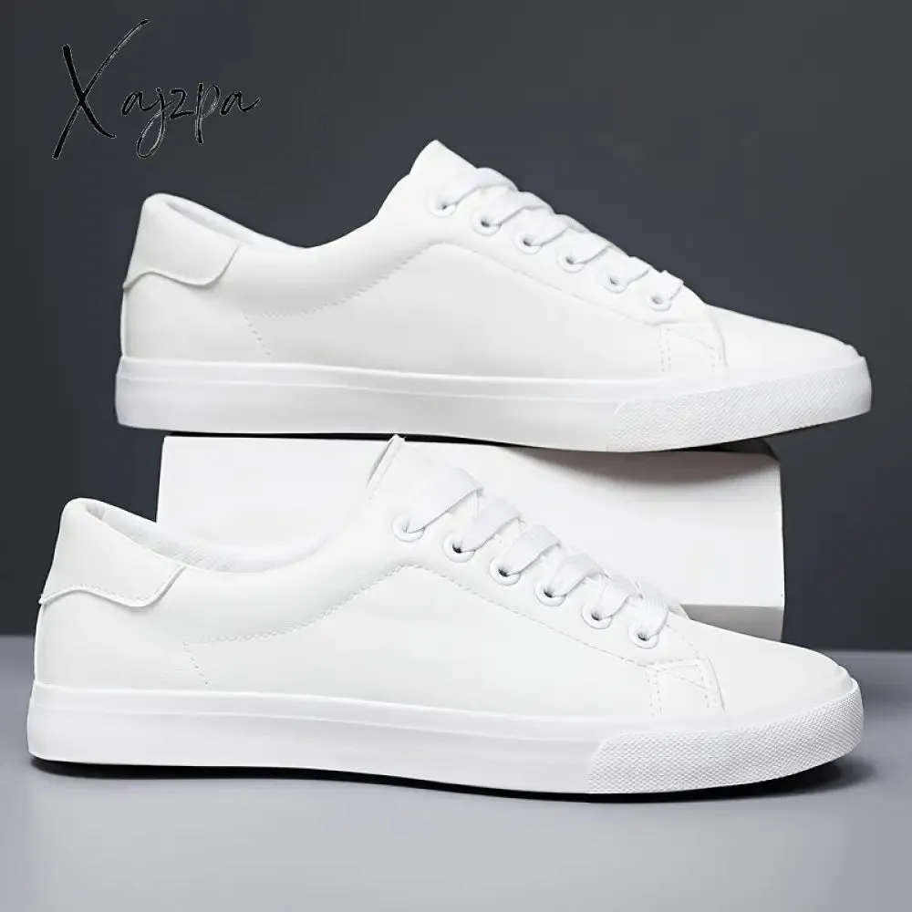 Ultra-Comfortable Classic Mens Sneakers - Secure Lace-Up, Sporty yet Refined Style - Fashion-Forward Casual Wear, Perfectly Versatile - Dashing Black & White Options, Ready to Ship