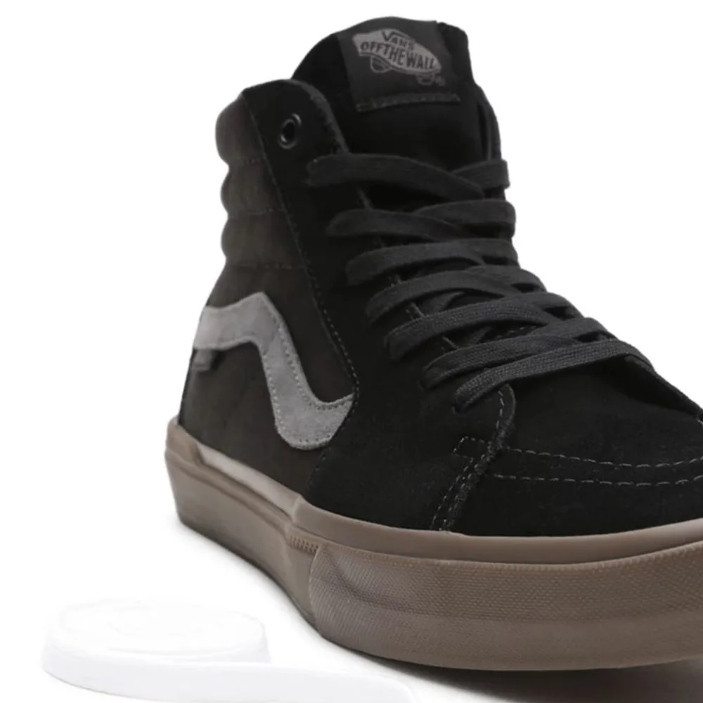 Vans BMX Sk8- Hi Skate Shoes  - Black/Dark Gum