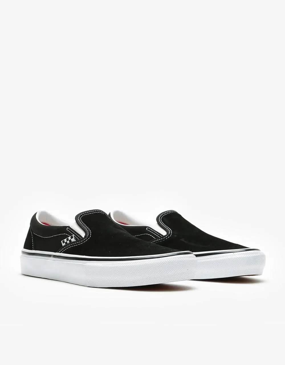 Vans Skate Slip-On Shoes - Black/White