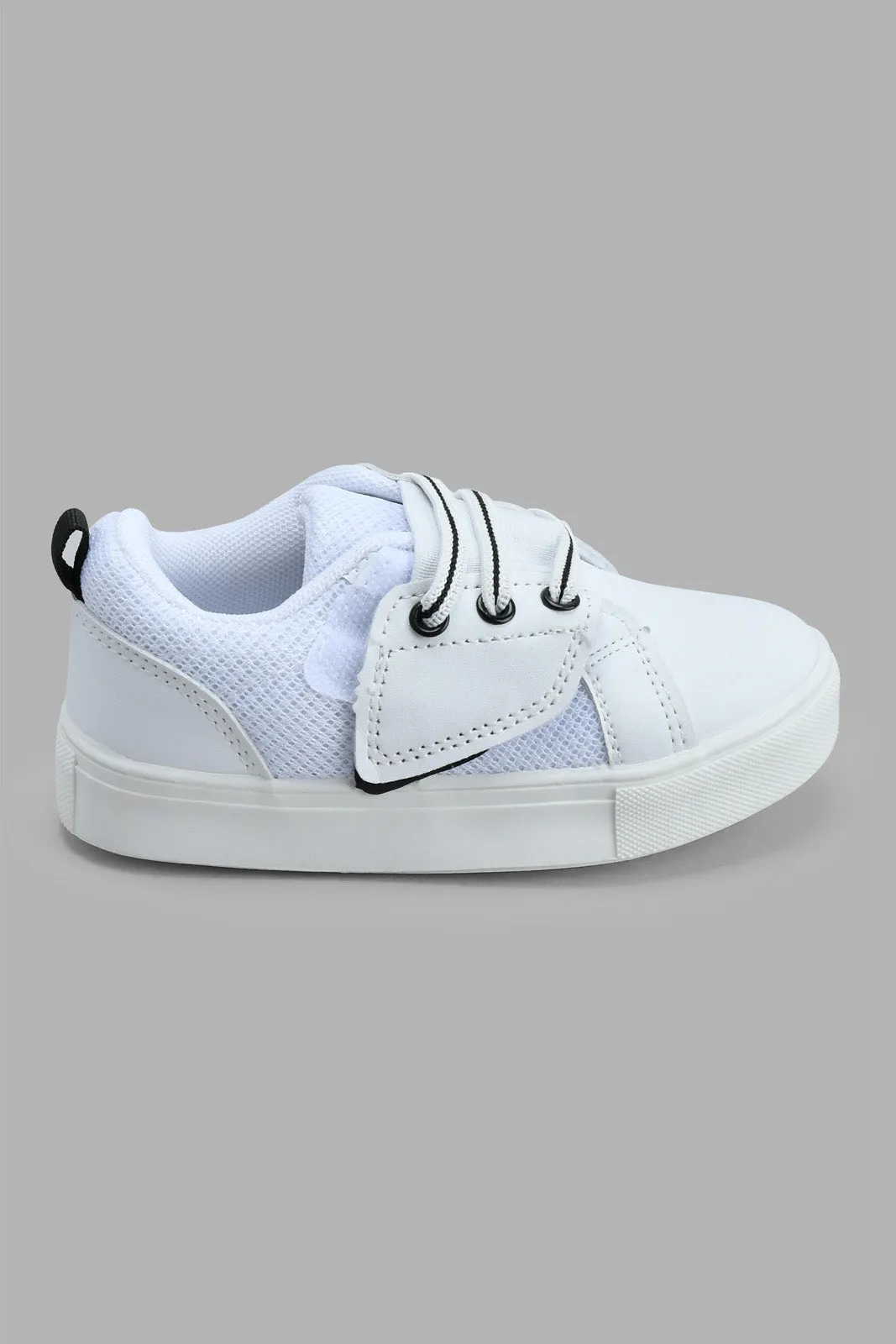 White Slip-On Sneaker