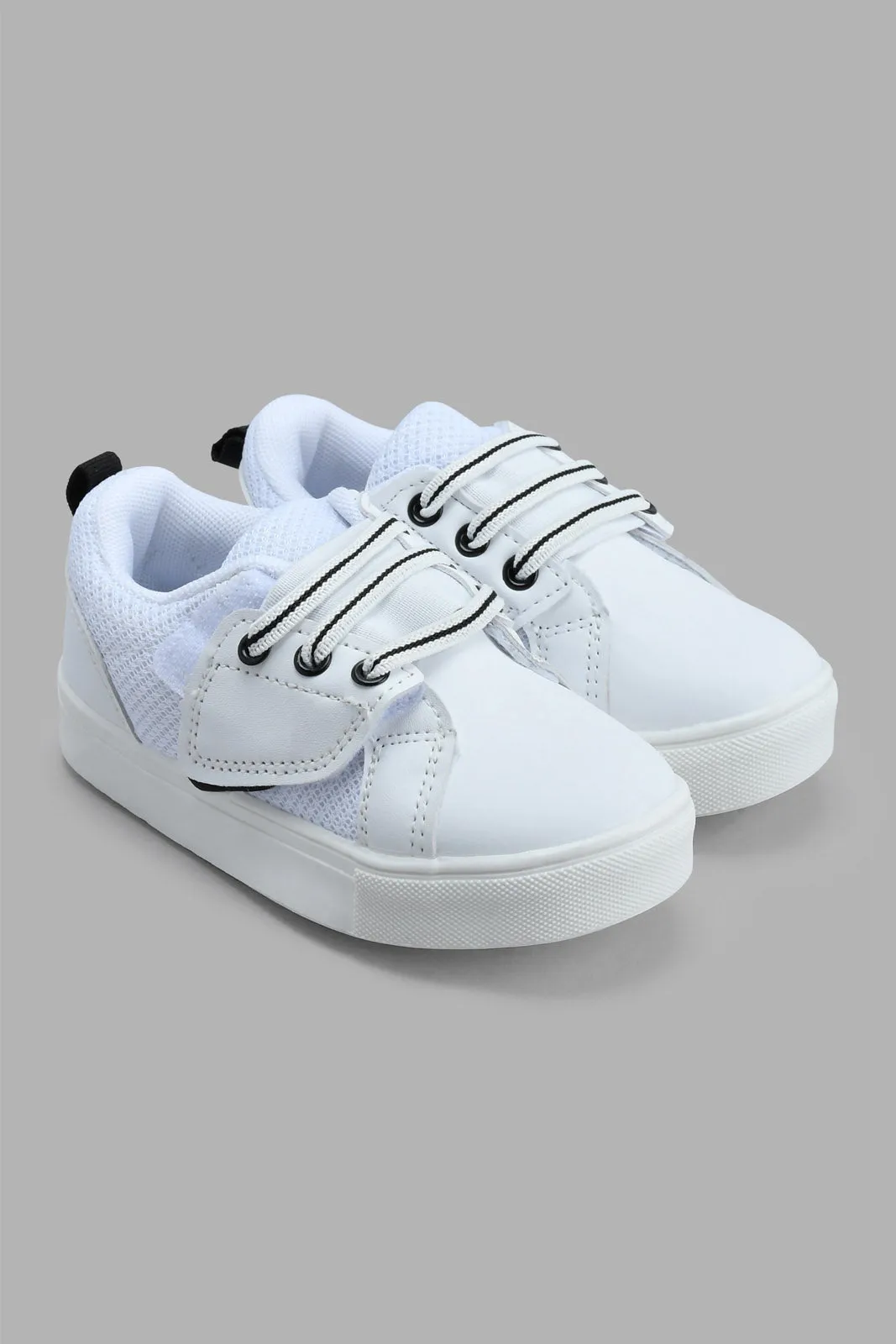 White Slip-On Sneaker