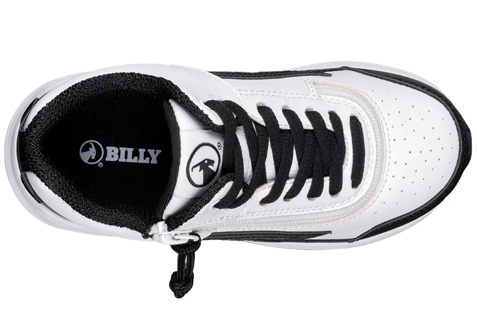 White/Black BILLY Goat Hoop AFO-Friendly Shoes