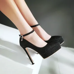 Women's Fashion Classy Stilettos Waterproof Platform Shoes