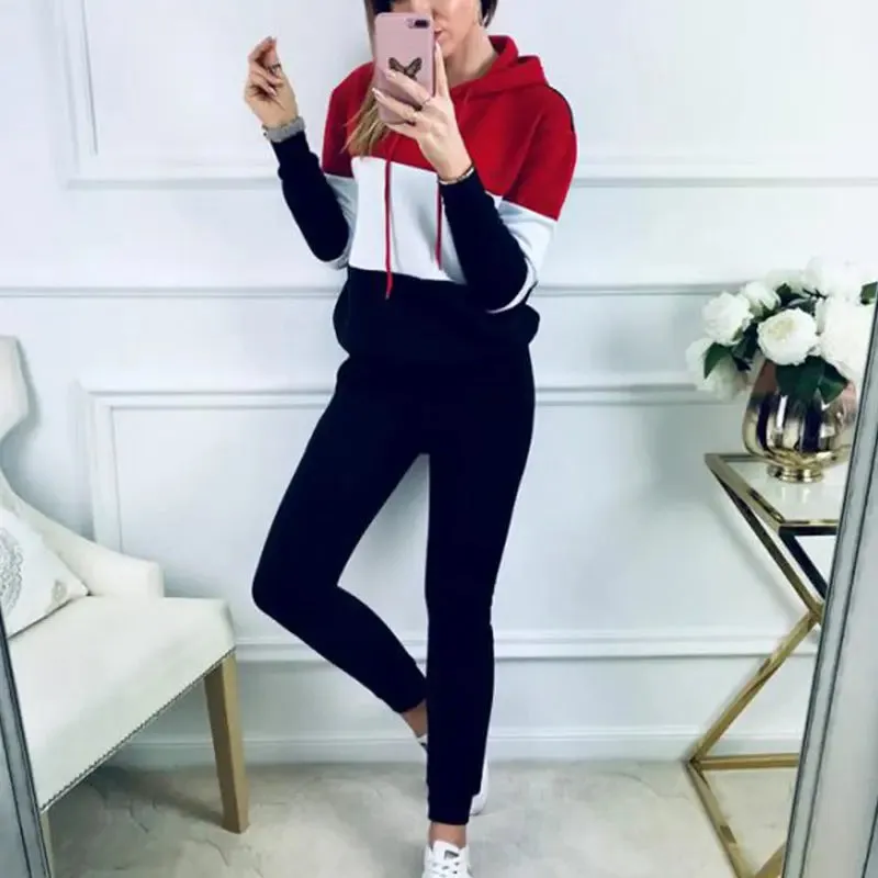 Women's Hooded Suit Tracksuit Two-piece