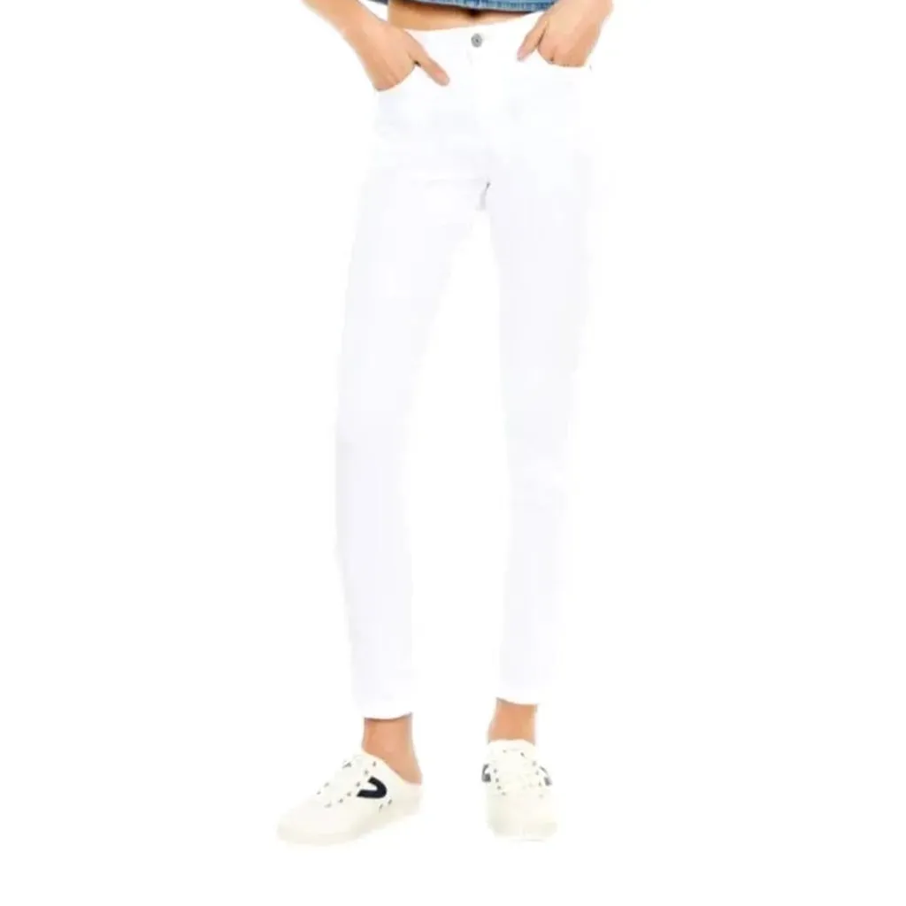 Women's white jeans