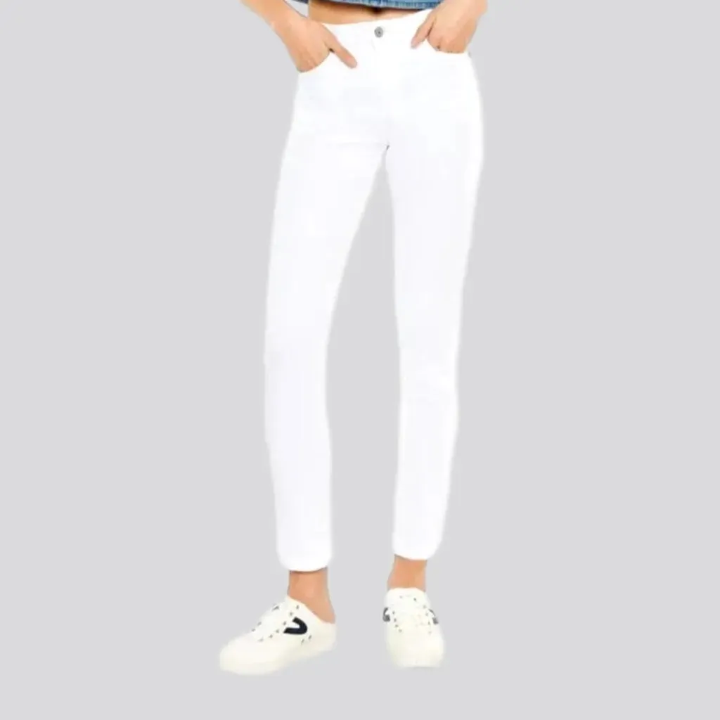 Women's white jeans